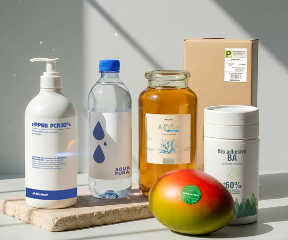 Imagen de productos con soluciones sustentables del portafolio arclad